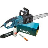 Makita UC4051AK 2200W Negro, Azul sierra eléctrica, Motosierra eléctrica azul/Negro, 40 cm, 14,5 m/s, 76,2 / 8 mm (3 / 8"), 1,3 mm, Negro, Azul, 0,2 L