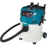 Makita VC3012M extractor de polvo Negro, Azul, Blanco 30 L 1200 W, Aspiradora en húmedo y en seco Seca y húmeda, Negro, Azul, Blanco, Tereftalato de polietileno (PET), M, 30 L, 23.5, 30