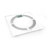 Medisana BS 444 Báscula personal electrónica Blanco, Balanza blanco/Acero fino, Báscula personal electrónica, Blanco, 8 usuario(s), LCD