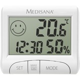 Medisana HG 100 Interior Electronic hygrometer Blanco, Estación meteorológica Digital, Rectangular, AAA, 1,5 V, 82 mm, 20 mm