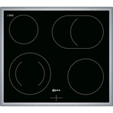 Neff MR 1342 N Negro Integrado Cerámico 4 zona(s), Superficie de cocina negro, Negro, Integrado, Cerámico, Vidrio y cerámica, 4 zona(s), 4 zona(s)