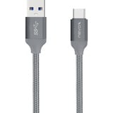 Nevox 1457 cable USB plateado, 5000 Mbit/s