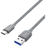 Nevox 1457 cable USB plateado, 5000 Mbit/s