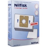Nilfisk 30050002 accesorio y suministro de vacío Bolsa para el polvo, Bolsas de aspiradora Bolsa para el polvo, Sintético, 4 pieza(s), 4 pieza(s), 1 pieza(s)