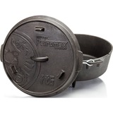 Petromax FT6 bandeja de horno Alrededor hierro fundido, Olla negro, 5,7 L, Alrededor, hierro fundido, Negro
