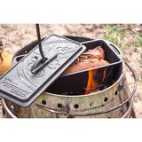 Petromax K4 bandeja de horno Rectangular hierro fundido, Olla negro, 2,4 L, Rectangular, hierro fundido, Negro