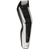 Philips HAIRCLIPPER Series 9000 Cortapelos con cuchillas de titanio y peines-guía motorizados, Cortador de pelo negro/Plateado, Negro, 0,5 mm, 4,2 cm, 4,1 cm, Titanio, Auto Turbo