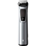 Philips MULTIGROOM Series 7000 MG7720/15 Cara, cabello y cuerpo 14 en 1, Cortador de pelo plateado/Negro, cabello y cuerpo 14 en 1, Negro, Plata, Rectángulo, Barba, Oído, Ceja, Bigote, Nariz, Batería, 120 min, Integrado