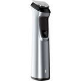Philips MULTIGROOM Series 7000 MG7720/15 Cara, cabello y cuerpo 14 en 1, Cortador de pelo plateado/Negro, cabello y cuerpo 14 en 1, Negro, Plata, Rectángulo, Barba, Oído, Ceja, Bigote, Nariz, Batería, 120 min, Integrado