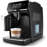 Philips Series 2200 EP2231/40 Cafeteras espresso completamente automáticas, Superautomática negro, Máquina espresso, 1,8 L, Granos de café, Molinillo integrado, 1500 W, Negro
