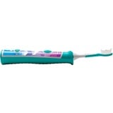 Philips Sonicare For Kids Cepillo dental eléctrico sónico con Bluetooth® incorporado, Cepillo de dientes eléctrico turquesa, Niño, Cepillo dental sónico, 62000 movimientos por minuto, Azul, 2 min, LED