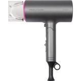 ProfiCare PC-HT 3073 1600 W Negro, Secador de pelo plateado oscuro/Rosa neón, Negro, Monótono, Anilla para colgar, 1600 W, 1600 W, 1400 W