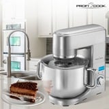 ProfiCook PC-KM 1096 robot de cocina 1500 W 10 L Aluminio acero fino, 10 L, Aluminio, Giratorio, Aluminio, Aluminio, LCD