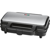 ProfiCook PC-ST 1092 sandwichera 900 W Negro, Acero inoxidable acero fino/Negro, 900 W, 220-240 V, 50 - 60 Hz, Acero inoxidable, Negro, Acero inoxidable