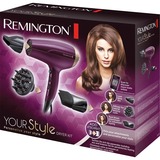 Remington D5219 Púrpura 2300 W, Secador de pelo violeta, Púrpura, Con agujero en la empuñadura para colgar, 2300 W