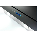 Respekta CH 77060 SA, Campana extractora negro/Acero fino