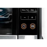 Rommelsbacher BGE 1580/E horno tostador 30 L 1580 W Negro, Acero inoxidable Parrilla, Mini horno acero fino, 30 L, Negro, Acero inoxidable, Tocar, 80 - 230 °C, Acero inoxidable, 120 min