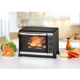 Rommelsbacher BG 1550 Horno eléctrico 30 L Negro, Mini horno negro, Horno eléctrico, 30 L, 80 - 230 °C, Negro, Giratorio, Mecánico, Minorista