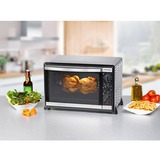 Rommelsbacher BG 1805/E horno tostador Acero inoxidable Parrilla, Mini horno acero fino/Negro, Acero inoxidable, Giratorio, 1800 W, 515 mm, 415 mm, 360 mm