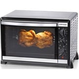 Rommelsbacher BG 1805/E horno tostador Acero inoxidable Parrilla, Mini horno acero fino/Negro, Acero inoxidable, Giratorio, 1800 W, 515 mm, 415 mm, 360 mm