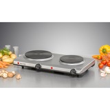 Rommelsbacher DK 29 hobs Acero inoxidable Encimera 2 zona(s), Placa de cocción acero fino, Acero inoxidable, Encimera, Acero inoxidable, 2 zona(s), 2 zona(s), Alrededor