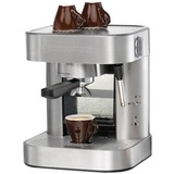 Rommelsbacher EKS 1510 cafetera eléctrica Semi-automática Máquina espresso 1,5 L, Cafetera espresso acero fino, Máquina espresso, 1,5 L, De café molido, 1275 W, Acero inoxidable