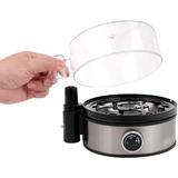 Rommelsbacher ER 400 cuecehuevos 7 huevos 400 W Negro, Acero inoxidable, Transparente, Hervidor de huevos acero fino/Negro, 205 mm, 175 mm, 135 mm, 800 g, 230 V