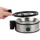 Rommelsbacher ER 400 cuecehuevos 7 huevos 400 W Negro, Acero inoxidable, Transparente, Hervidor de huevos acero fino/Negro, 205 mm, 175 mm, 135 mm, 800 g, 230 V