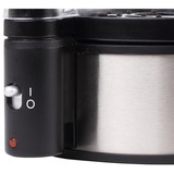 Rommelsbacher ER 400 cuecehuevos 7 huevos 400 W Negro, Acero inoxidable, Transparente, Hervidor de huevos acero fino/Negro, 205 mm, 175 mm, 135 mm, 800 g, 230 V