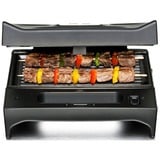 Rommelsbacher Multi Toast & Grill SWG 700 3 en 1 Max, Barbacoa de contacto negro/Acero fino