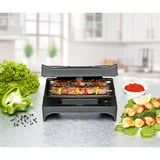 Rommelsbacher Multi Toast & Grill SWG 700 3 en 1 Max, Barbacoa de contacto negro/Acero fino