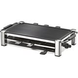 Rommelsbacher RCC 1500 parrilla de interior 1500 W Cromo, Raclette plateado, 1500 W, 4,5 kg, 530 x 270 x 115 mm