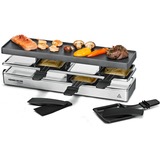 Rommelsbacher RC 800 parrilla de interior 4 personas(s) 795 W Negro, Plata, Raclette plateado, 795 W, 230 V, 435 mm, 215 mm, 135 mm, 2,3 kg