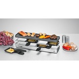 Rommelsbacher RC 800 parrilla de interior 4 personas(s) 795 W Negro, Plata, Raclette plateado, 795 W, 230 V, 435 mm, 215 mm, 135 mm, 2,3 kg