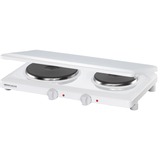 Rommelsbacher THL 2597/A hobs Blanco Encimera 2 zona(s), Placa de cocción blanco, Blanco, Encimera, 2 zona(s), 1000 W, 1500 W, 230 V