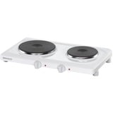 Rommelsbacher THL 2597 hobs Blanco Encimera 2 zona(s), Placa de cocción blanco, Blanco, Encimera, 2 zona(s), 1000 W, 1500 W, 230 V