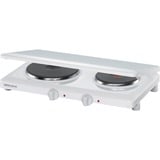 Rommelsbacher THL 3097/A hobs Blanco Encimera Hornillo eléctrico / Placa eléctrica 2 zona(s), Placa de cocción blanco, Blanco, Encimera, Hornillo eléctrico / Placa eléctrica, 2 zona(s), 1500 W, Giratorio