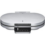 Rommelsbacher WA 1200 gofrera 2 barquillo(s) 1200 W Plata plateado/Negro, 340 mm, 250 mm, 85 mm, 2,8 kg, 1200 W, 230 V