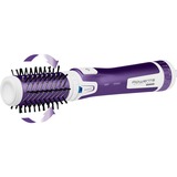 Rowenta Brush Activ Volume & Shine CF953 Cepillo de aire caliente Caliente Violeta, Blanco 1000 W 1,8 m blanco/Violeta, Cepillo de aire caliente, Caliente, Cabello seco/mojado, Violeta, Blanco, Sintético, Con agujero en la empuñadura para colgar