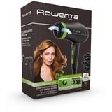 Rowenta CV6030 secador 1500 W Negro, Verde, Secador de pelo negro/Verde, CC, 5,2 g/min, Negro, Verde, Con agujero en la empuñadura para colgar, 1,8 m, China