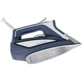 Rowenta DW5210 Plancha vapor-seco Suela de acero inoxidable 2600 W Azul, Blanco, Plancha a vapor azul/blanco, Plancha vapor-seco, Suela de acero inoxidable, 1,9 m, 170 g/min, Azul, Blanco, 45 g/min