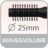 Rowenta Fashion Stylist CF3910CH Cepillo de aire caliente Caliente Blanco blanco/Dorado, Cepillo de aire caliente, Caliente, Blanco, Corriente alterna, 2,1 cm, 2,5 cm