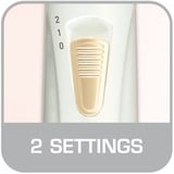 Rowenta Fashion Stylist CF3910CH Cepillo de aire caliente Caliente Blanco blanco/Dorado, Cepillo de aire caliente, Caliente, Blanco, Corriente alterna, 2,1 cm, 2,5 cm