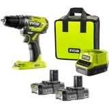 Ryobi Atornillador percutor inalámbrico ONE+, Martillo atornillador verde/Negro