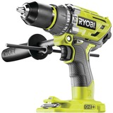 Ryobi R18PD7-0 1800 RPM Sin llave 1,7 kg Negro, Amarillo, Martillo atornillador verde/Negro, Taladro de pistola, Sin llave, Sin escobillas, 1,3 cm, 1800 RPM, 5,4 cm