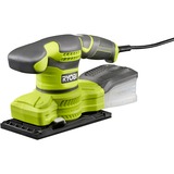 Ryobi RSS200-G Lijadora excéntrica 12000 RPM Verde, Gris 200 W, Lijadora orbital verde/Negro, Lijadora excéntrica, Abrazadera/Velcro, Verde, Gris, 12000 RPM, 2 mm, 87 dB