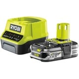 Ryobi Set de inicio de batería ONE+ 18 V RC18120-125, Conjunto verde/Negro