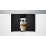 Siemens CT636LEW1 cafetera eléctrica Totalmente automática Máquina espresso 2,4 L, Superautomática blanco/Acero fino, Máquina espresso, 2,4 L, Granos de café, Molinillo integrado, 1600 W, Acero inoxidable, Blanco