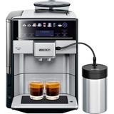Siemens EQ.6 plus s700 Totalmente automática Máquina espresso 1,7 L, Superautomática acero fino/Negro, Máquina espresso, 1,7 L, Granos de café, Molinillo integrado, 1500 W, Negro, Acero inoxidable