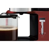 Siemens TC86304 cafetera eléctrica Cafetera de filtro 1,25 L rojo/Negro, Cafetera de filtro, 1,25 L, 1160 W, Negro, Rojo, Plata